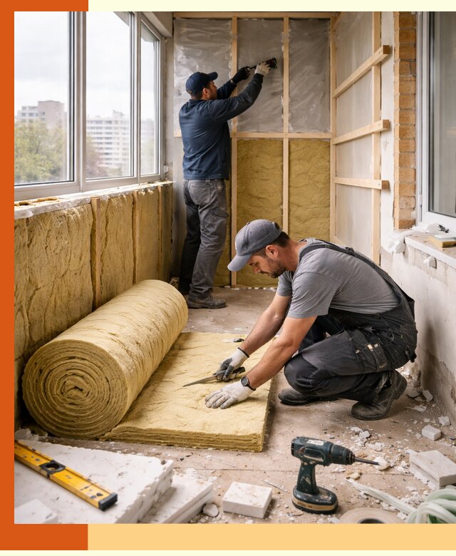 Утепление балкона под ключ в Калининграде качественно и быстро