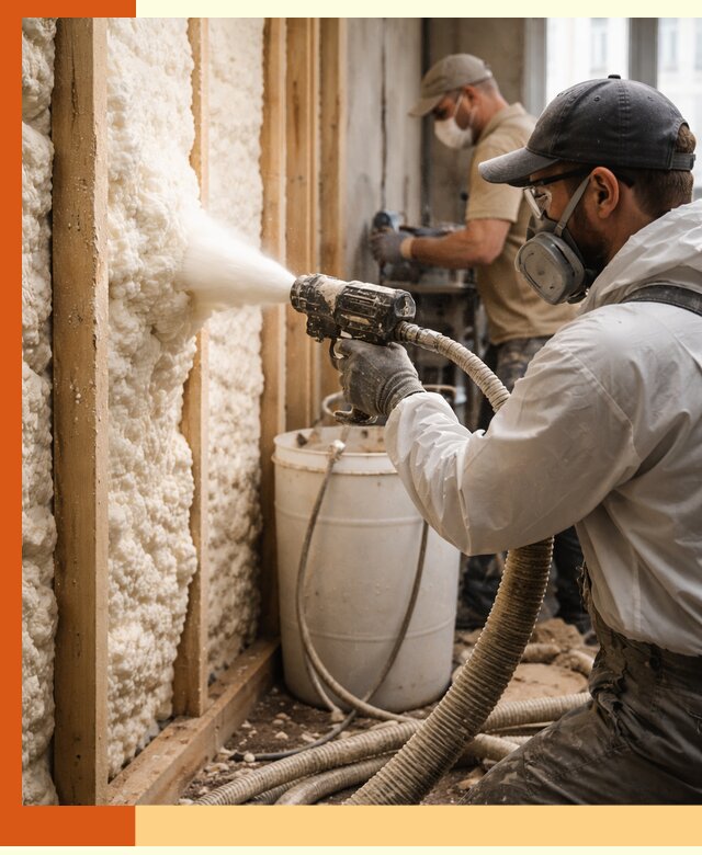 Утепление пеноизолом жилых и коммерческих объектов в Калининграде