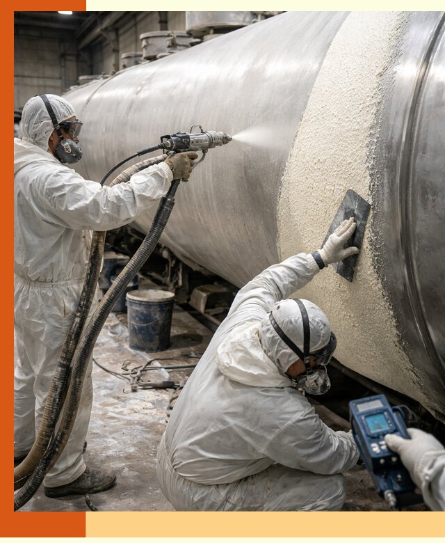 Утепление автоцистерн жидкой теплоизоляцией в Калининграде