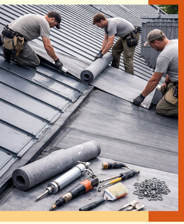 Гидроизоляция металлической кровли полимочевиной в Калининграде от 8600 руб. | ТепломастерКлн