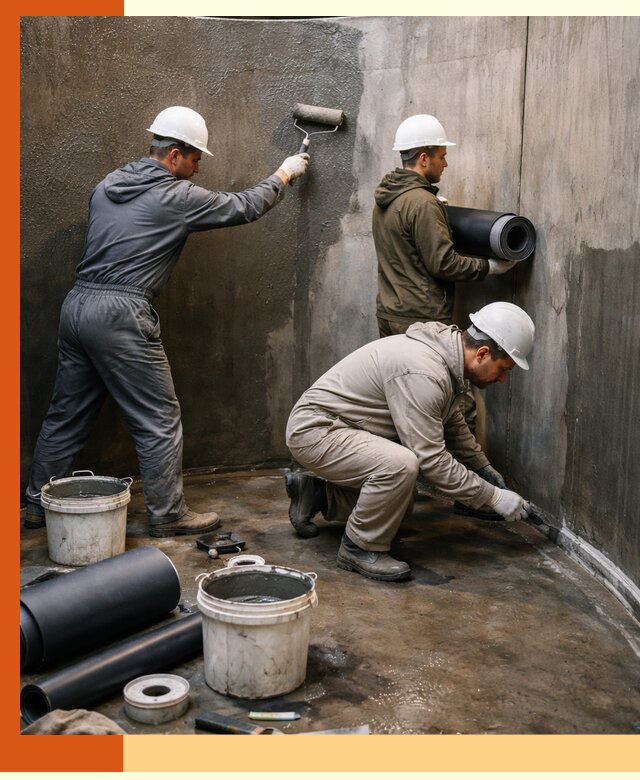 Гидроизоляция резервуара профессионально в Калининграде